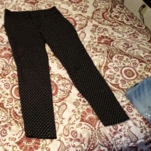 Skinny leg dress pants
